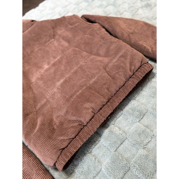 Ashley By 26 International Women's Brown Corduroy Bomber Jacket Size Small - Picture 7 of 9